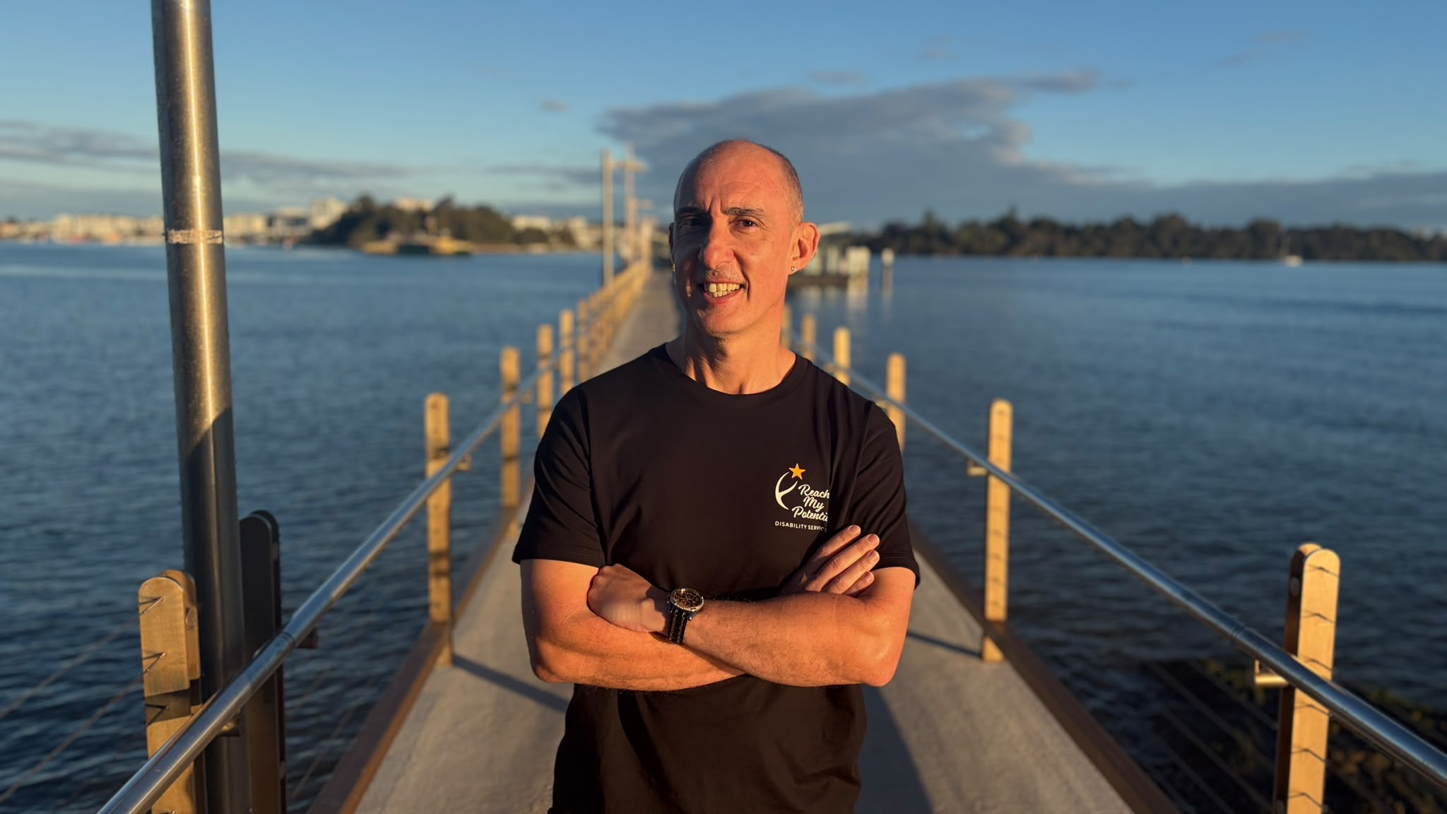 Peter Calderone at the Gladesville waterfront