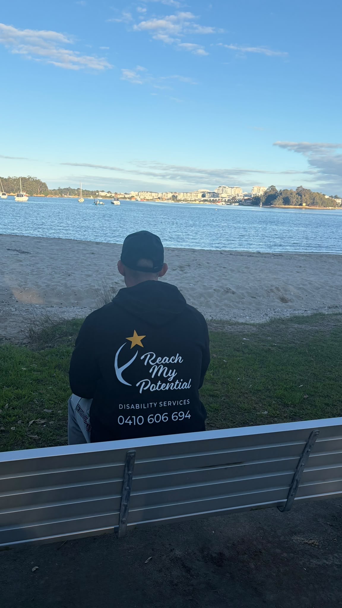 Peter Calderone at the Gladesville waterfront